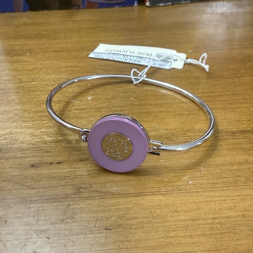 Marc Jacobs purple and silver bangle